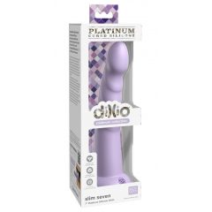   Dillio Slim Seven - Stimulačné dildo so žaluďom (20 cm) - fialové