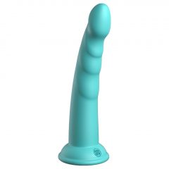   Dillio Slim Seven - stimulačné dildo s lepkavými prstami (20 cm) - tyrkysové