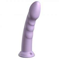   Dillio Super Eight - akrylové silikónové dildo s lepkavými prstami (21 cm) - fialové