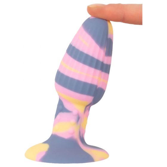 You2Toys - silikónové análne dildo (farebné)