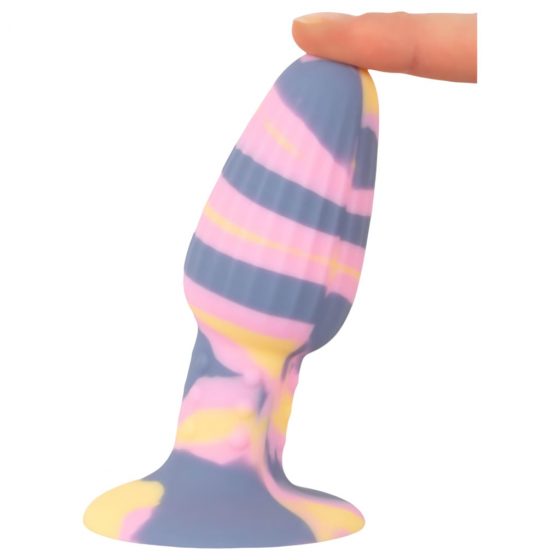 You2Toys - silikónové análne dildo (farebné)