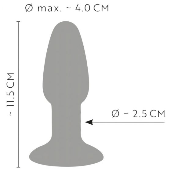 You2Toys - silikónové análne dildo (farebné)