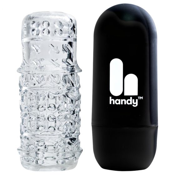 The Handy TrueGrip Gen 2 Sleeve - maszturbátor (áttetsző)