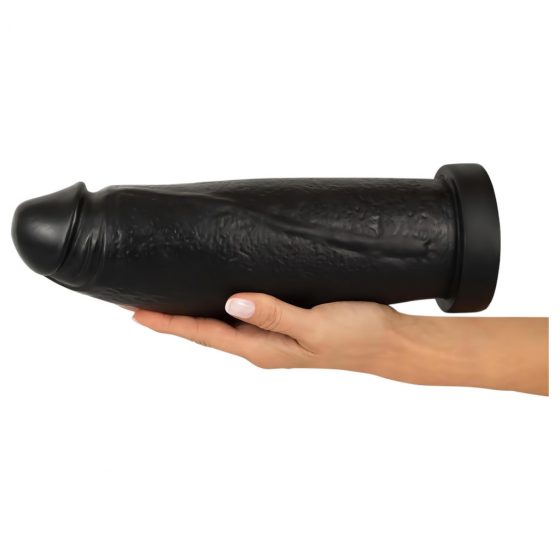 Realistixxx Real Giant - gig dildo - 30 cm (čierne)