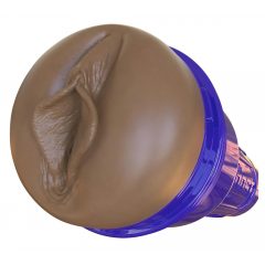   Fleshlight Boost Bang - realistický masturbátor na umelú kundičku (hnedý)