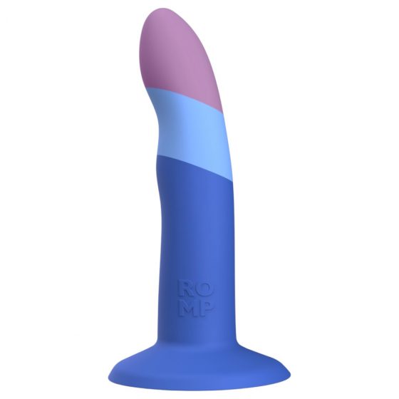 ROMP Piccolo - flexibilné silikónové dildo (modro-fialové)