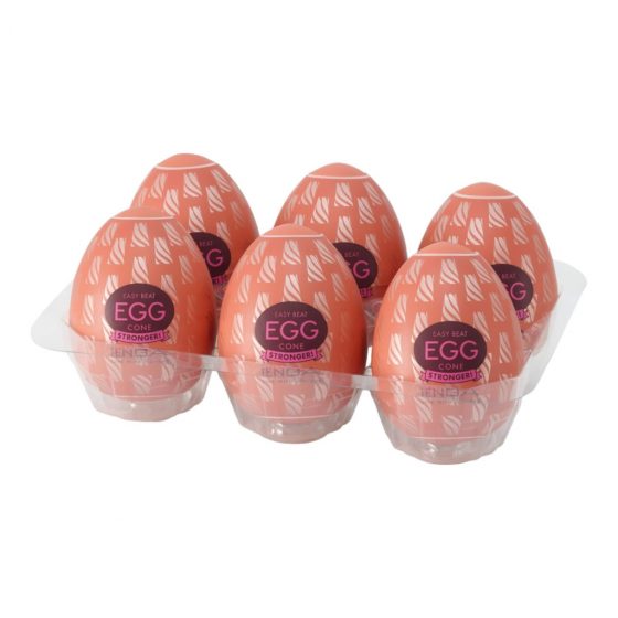 TENGA Egg Cone Stronger - masturbačné vajíčko (6ks)