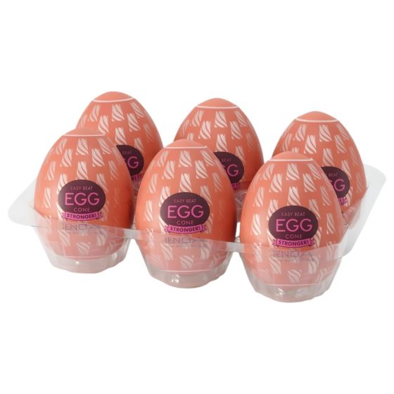 TENGA Egg Cone Stronger - masturbačné vajíčko (6 ks)