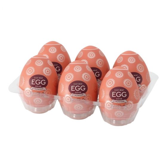 TENGA Egg Gear Stronger - masturbačné vajíčko (6ks)