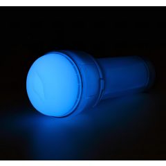   Kiiroo Feel Glow - svietiaca umelá kundička - kompatibilná s PowerBlow (biela)