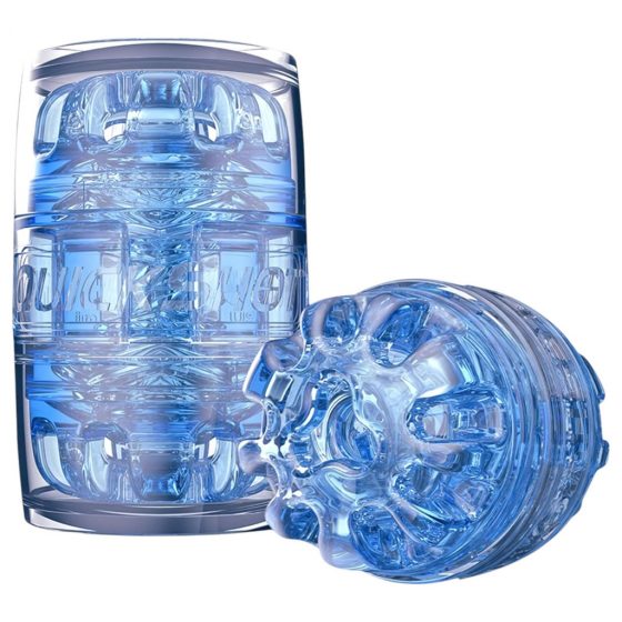 Fleshlight Quickshot Turbo - cestovný masturbátor (modrý)