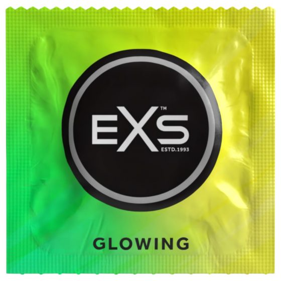 EXS Glow - svietiaci kondóm (3ks)