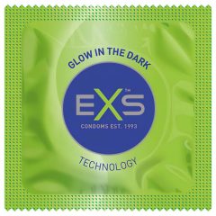 EXS Glow - svietiaci kondóm (3ks)