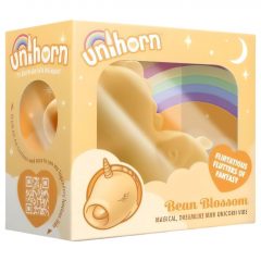   Unihorn Bean Blossom - nabíjací stimulátor klitorisu jednorožec (žltý)