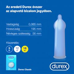 Durex Classic - kondómy (18ks)