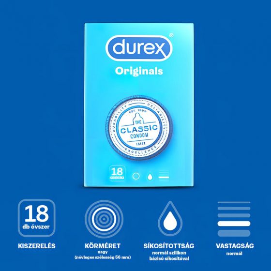 Durex Classic - kondómy (18ks)