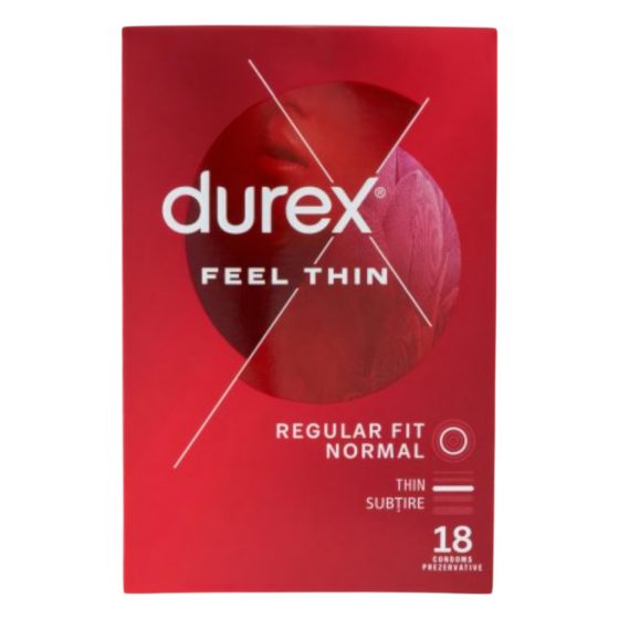 Durex Feel Thin - kondóm pre prirodzený pocit (18 ks)