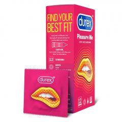   Durex Emoji PleasureMe - vrúbkované-bodkované kondómy (12ks)