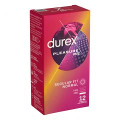   Durex Emoji PleasureMe - rebrované, bodkované kondómy (12 ks)