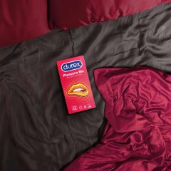   Durex Emoji PleasureMe - vrúbkovaný a bodkovaný kondóm (12ks)