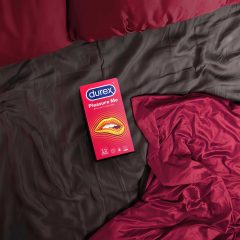   Durex Emoji PleasureMe - rebrované, bodkované kondómy (12 ks)