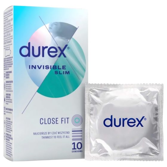 Durex Invisible Slim - tenký kondóm (10 ks)