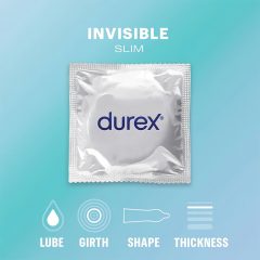 Durex Invisible Slim - tenký kondóm (10 ks)