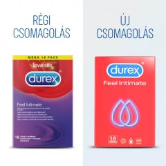 Durex Feel Intimate - tenkostenné kondómy (18 ks)