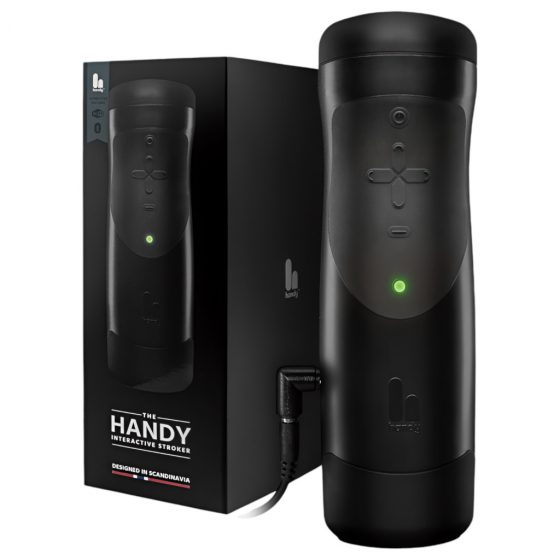 The Handy 1.1 - inteligentný, sieťový, VR masturbátor (čierny)