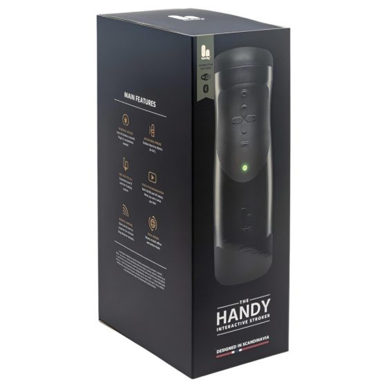 The Handy 1.1 - inteligentný, sieťový, VR masturbátor (čierny)