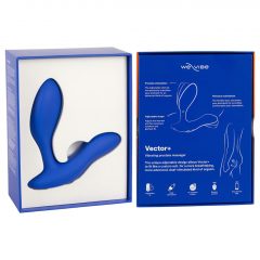   We-Vibe Vector+ - Nabíjací, vodotesný, inteligentný análny vibrátor (modrý)