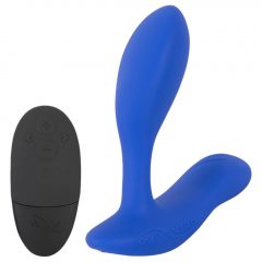   We-Vibe Vector+ - Nabíjací, vodotesný, inteligentný análny vibrátor (modrý)