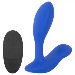   We-Vibe Vector+ - Nabíjací, vodotesný, inteligentný análny vibrátor (modrý)