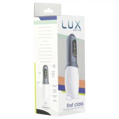   LUX Active First Class - masturbátor s rotujúcou hlavou (bielo-sivý)