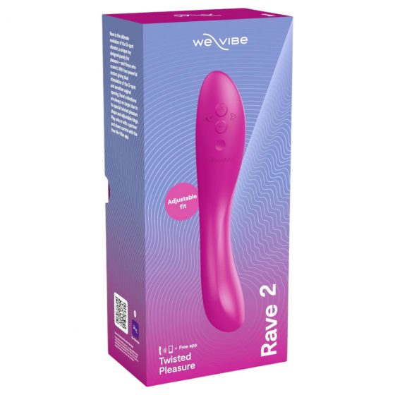 We-Vibe Rave 2 - inteligentný dobíjací vibrátor na bod G (ružový)