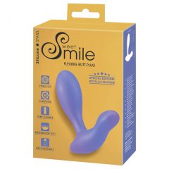 Smile - vibračný análny kolík (fialový)