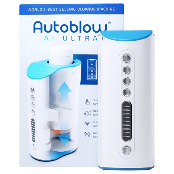 Autoblow A.I. Ultra - sieťový super ústny masturbátor (biely)