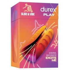   Durex Slide & Vibe - dobíjací, vodotesný makrovibrátor (ružový)