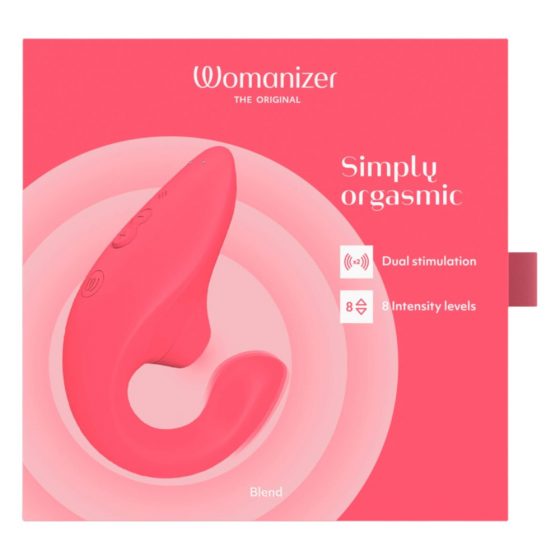 Womanizer Blend - vibrátor bodu G a stimulátor klitorisu (koralový)