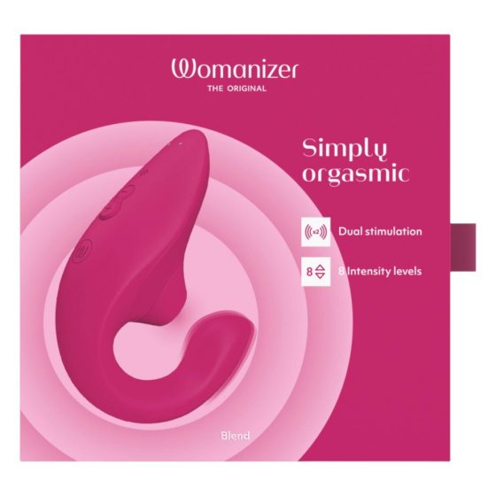 Womanizer Blend - vibrátor na bod G a stimulátor klitorisu (ružový)