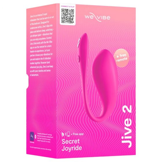 We-Vibe Jive 2 - nabíjateľné, inteligentné vibračné vajíčko (ružové)