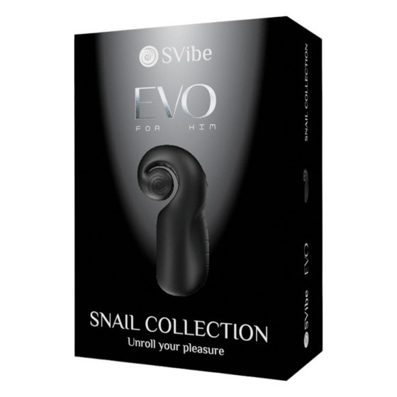 SVibe EVO – vodeodolný, nabíjateľný masturbátor (čierny)