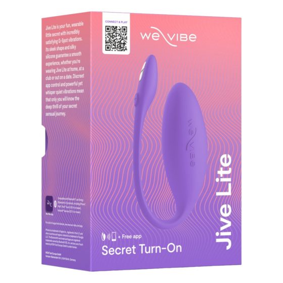 We-Vibe Jive Lite - dobíjacie, inteligentné vibračné vajíčko (fialové)