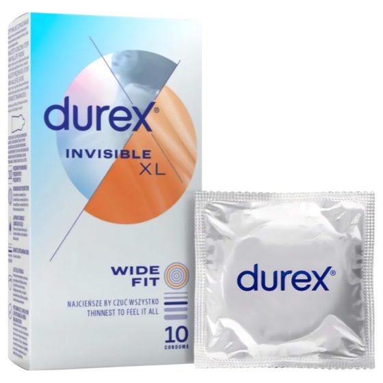 Durex Invisible XL - extra veľký kondóm (10 ks)