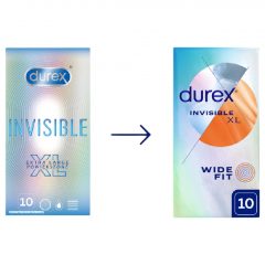 Durex Invisible XL - extra veľký kondóm (10 ks)