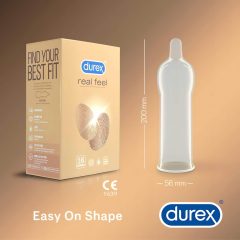 Durex Real Feel - bezlatexové kondómy (16ks)