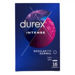 Durex Intense - vrúbkované a bodkované kondómy (16 ks)