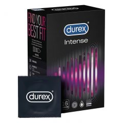 Durex Intense - rebrované a bodkované kondómy (16 ks)