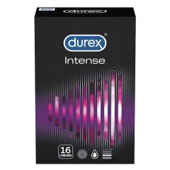 Durex Intense - vrúbkované a bodkované kondómy (16 ks)