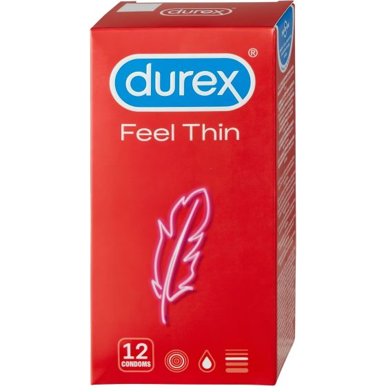 Durex Feel Thin - balenie kondómov s pocitom života (3 x 12 ks)